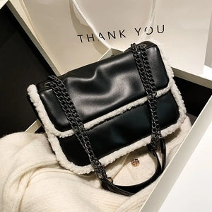 PU Leather Small Flap Crossbody Shoulder Bag