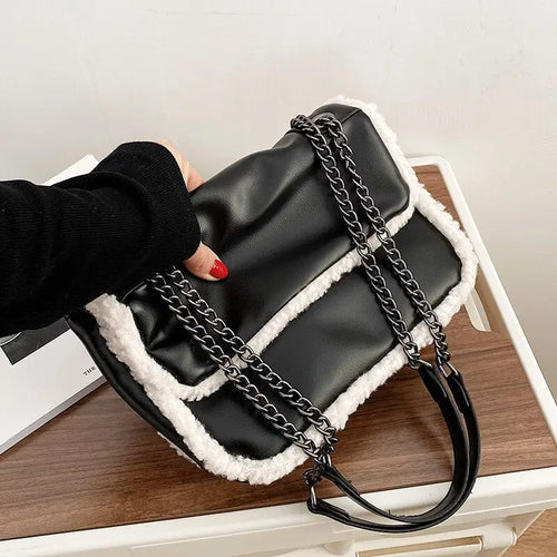 PU Leather Small Flap Crossbody Shoulder Bag