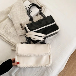 PU Leather Small Flap Crossbody Shoulder Bag