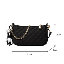 Load image into Gallery viewer, PU Leather Underarm Chain HandBag