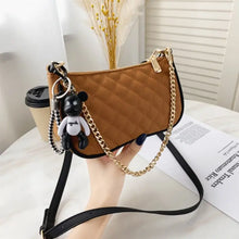 Load image into Gallery viewer, PU Leather Underarm Chain HandBag - Auburn