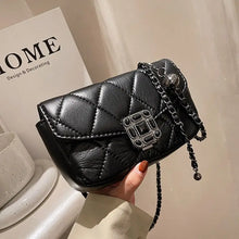Load image into Gallery viewer, Quilted PU Leather Crossbody Luxury Handbag