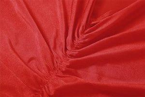 Red Spaghetti Ruched Backless Maxi Dress