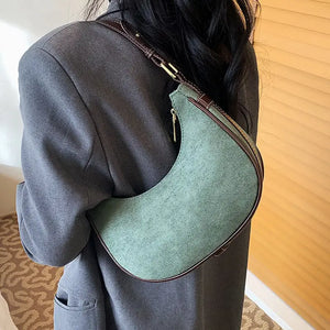 Retro PU Leather Crossbody Armpit Shoulder Purse