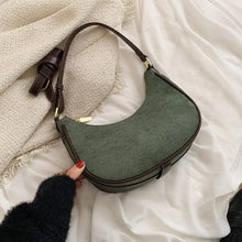 Load image into Gallery viewer, Retro PU Leather Crossbody Armpit Shoulder Purse - green