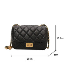 Load image into Gallery viewer, Retro Small PU Leather Luxury Quilted Crossbody Bag
