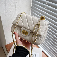 Load image into Gallery viewer, Retro Small PU Leather Luxury Quilted Crossbody Bag