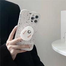 Load image into Gallery viewer, Retro Splash Ink Cute Love Bracket Soft Case For IPhone