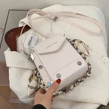 Load image into Gallery viewer, Rivets PU Leather Crossbody Bag