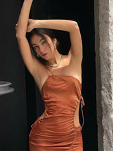 Load image into Gallery viewer, Sexy Cut Out Ruched Maxi Dress