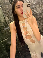 Load image into Gallery viewer, Sexy Solid Mesh Hollow Out Bodycon Jumpsuit