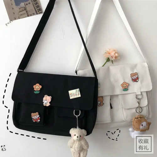 Simple Korean Crossbody Cute Casual Satchel Bag