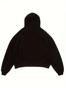 Skull Letter Print Hoodie Casual Womens Long Sleeve