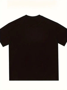 Skull Print Crew Neck Tee - customized