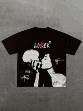 Load image into Gallery viewer, Skull Print Crew Neck Tee - customized