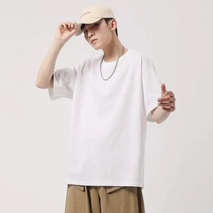 Sky Blue Anime Oversize Streetwear Tee - 15 / S