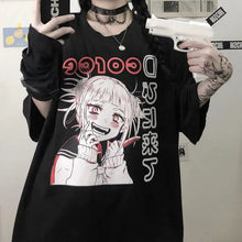Load image into Gallery viewer, Sky Blue Anime Oversize Streetwear Tee - 4 / XL