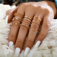 Load image into Gallery viewer, Snake Adjustable Bague Ring Set - 25