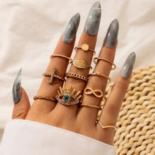 Load image into Gallery viewer, Snake Adjustable Bague Ring Set - 26