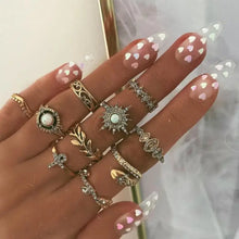 Load image into Gallery viewer, Snake Adjustable Bague Ring Set - 3
