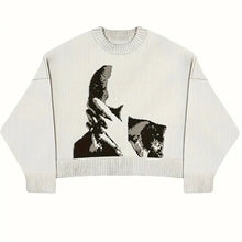 Load image into Gallery viewer, Soft Knit Crew Neck Sweater - Milky / S(4) - customized