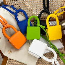 Load image into Gallery viewer, Solid Color Crossbody PU Leather Zipper Composite Strap