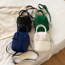 Load image into Gallery viewer, Solid Color PU Leather Crossbody Bag