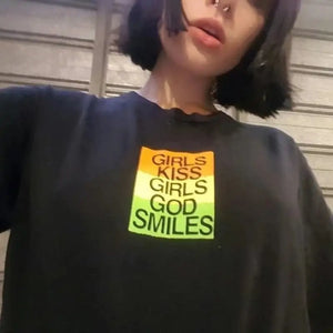 Sounds Gay I’m In T-shirt - GirlsKissGirls-Black / M