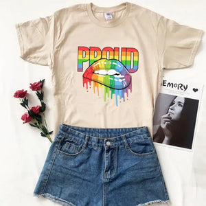 Sounds Gay I’m In T-shirt - Khaki-ProudLip / M