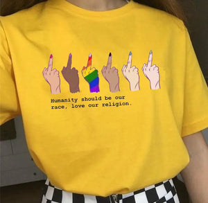 Sounds Gay I’m In T-shirt - LoveReligion-Yellow / S