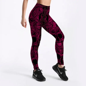 Spandex Fashion Cartoon Digital Print Legging - Lgs-3950 / S