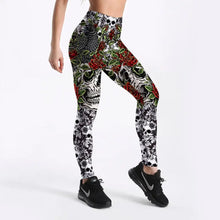 Load image into Gallery viewer, Spandex Fashion Cartoon Digital Print Legging - Lgs-4084