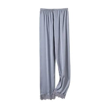 Load image into Gallery viewer, Strap Top &amp; Pants Pajama Sleepwear Set - Gray - E / L