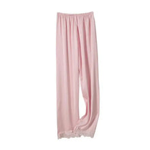 Load image into Gallery viewer, Strap Top &amp; Pants Pajama Sleepwear Set - Pink - E / XXL