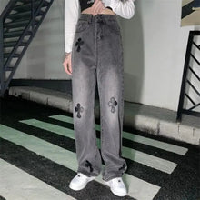 Load image into Gallery viewer, Streetwear Korean Fashion High Waist Y2k Straight Jeans