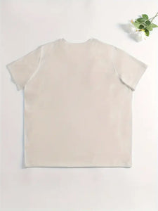 Stylish Plus Size Letter Print Tee - customized