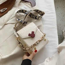 Load image into Gallery viewer, Sweet PU Leather Crossbody luxury Handbag - Stone white
