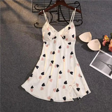 Load image into Gallery viewer, Sweetheart Spaghetti Strap Nightdress - White / M