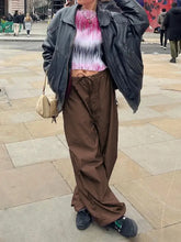 Load image into Gallery viewer, Take A Break Relaxed Wide Leg Sweatpants - brown-cotton / S