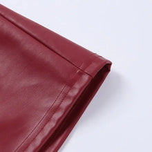 Load image into Gallery viewer, Terra Pu Leather Hollow Out Dress
