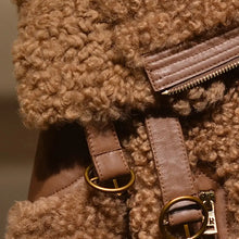 Load image into Gallery viewer, Thick Patchwork Faux Fur Coat