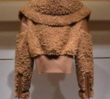 Load image into Gallery viewer, Thick Patchwork Faux Fur Coat