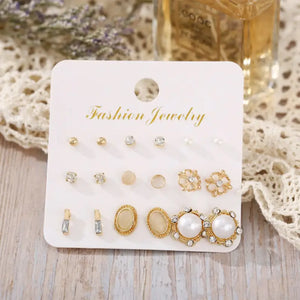 Trendy Exquisite Earrings Set - LY050060