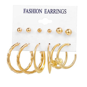 Trendy Exquisite Earrings Set - LY5312004