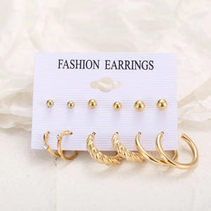Trendy Exquisite Earrings Set - LY53434
