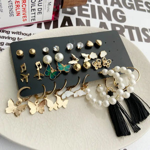 Trendy Exquisite Earrings Set - LY53580