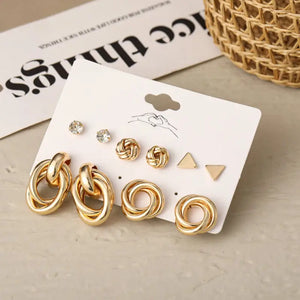 Trendy Exquisite Earrings Set - LY54045