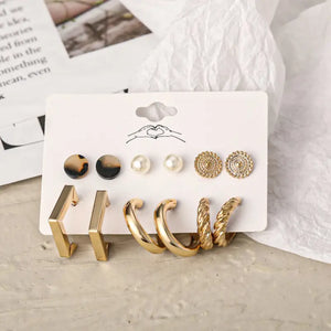 Trendy Exquisite Earrings Set - LY54046