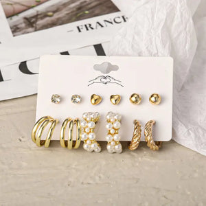 Trendy Exquisite Earrings Set - LY54047