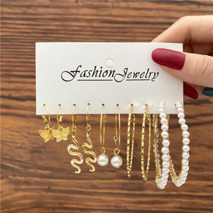 Trendy Exquisite Earrings Set - LY5467601